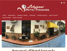 Tablet Screenshot of fernandahotel.com
